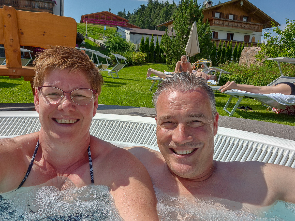 Rust in het bubbelbad