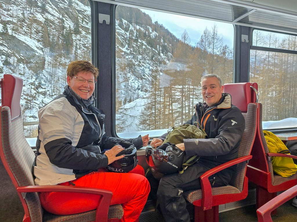 Täsch - Zermatt trein