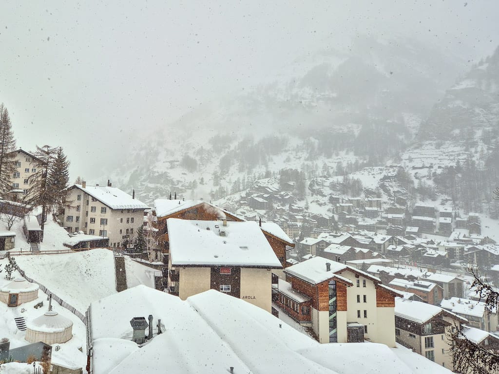 Zermatt krijgt de sneeuw dump