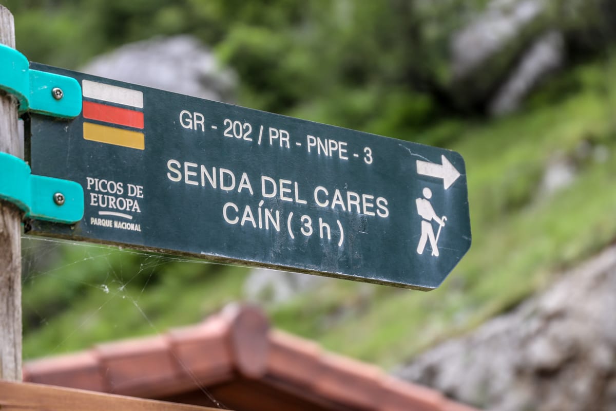 Route del Cares bord